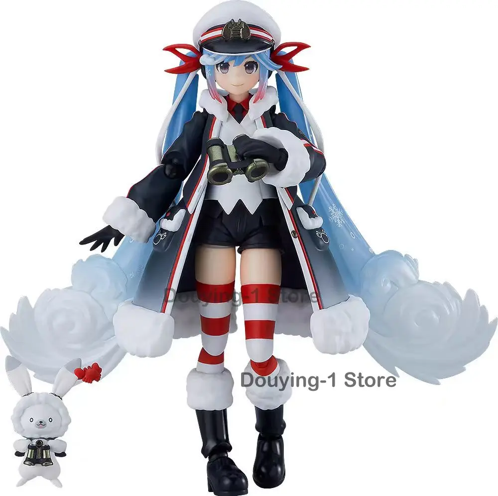 

In Stock Genuine MF FigmaEX-066 Snow Miku 2022 Grand Voyage Ver. Brand New Genuine Desktop Ornament Action Figure Toys Gift
