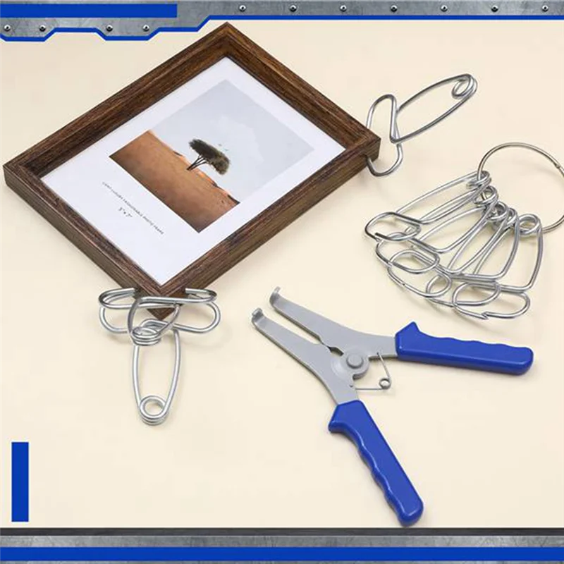 신선한 마이터 클램프 키트 목공 액자 용 스프링 장착 펜치가있는 13 개 목재 트림 몰딩