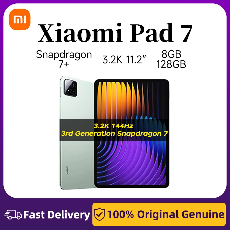 Xiaomi Pad 7 11.2-inch 8GB/12GB 128GB/256GB 3.2K 144Hz display Qualcomm Snapdragon 7 series 3rd generation tablet