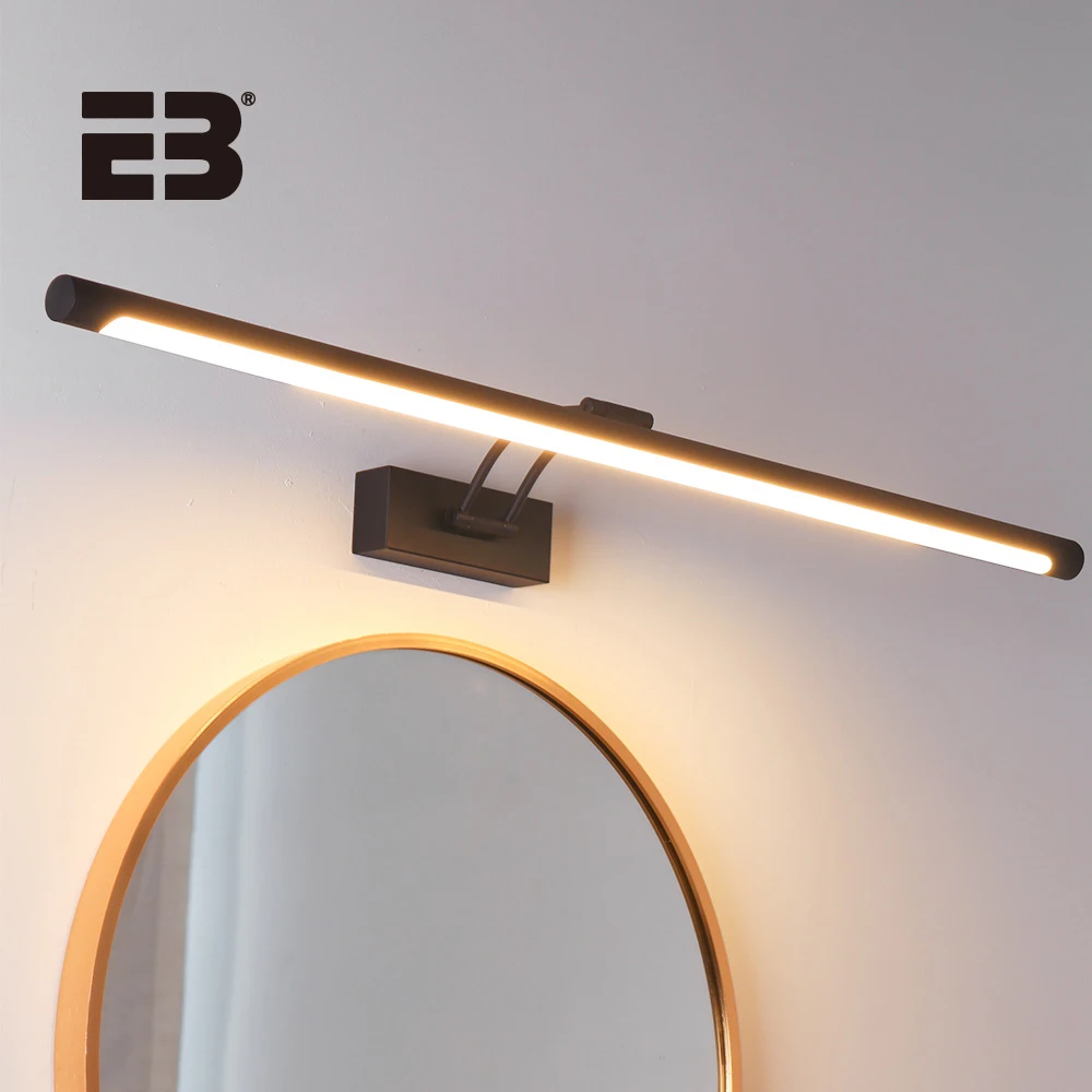 Ebuybest LED Wall Lamp 16W 20W Wall Light Sconces Modern Bathroom Light AC90-260V Picture Light Black Silver