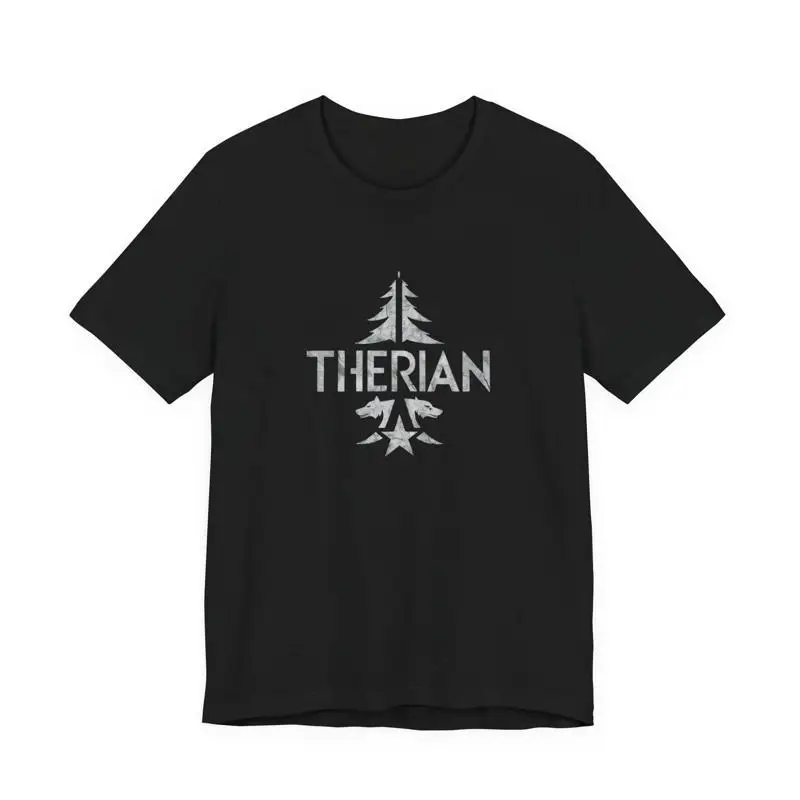 Chemise Therian Marble Unity Tee Wolf Therian et Nature Emblème T-Shirt