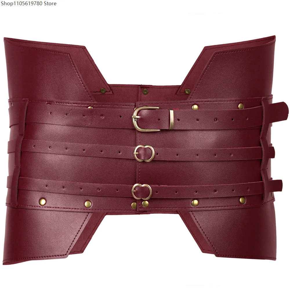 Cinto Largo de Couro PU Vintag - Medieval Men'S Accessories avaliação e preço