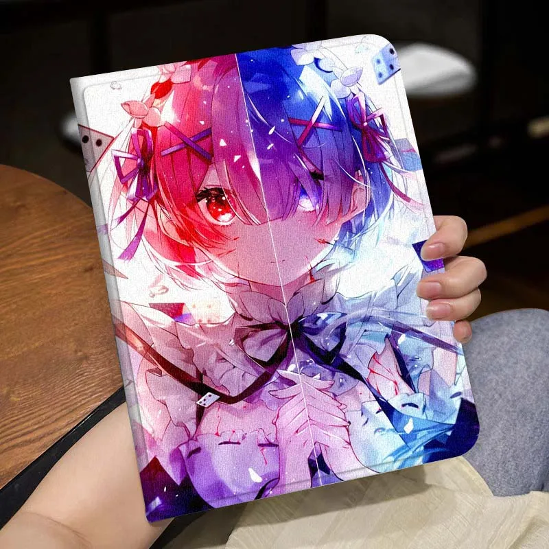 انمي ياباني إعادة صفر لباد برو اير ميني 1 2 3 4 5 6 7 7th 8th 9th 10th 11th 10.2 9.7 10.5 10.9 11 12.9 13 بوصة حافظة كمبيوتر لوحي #5