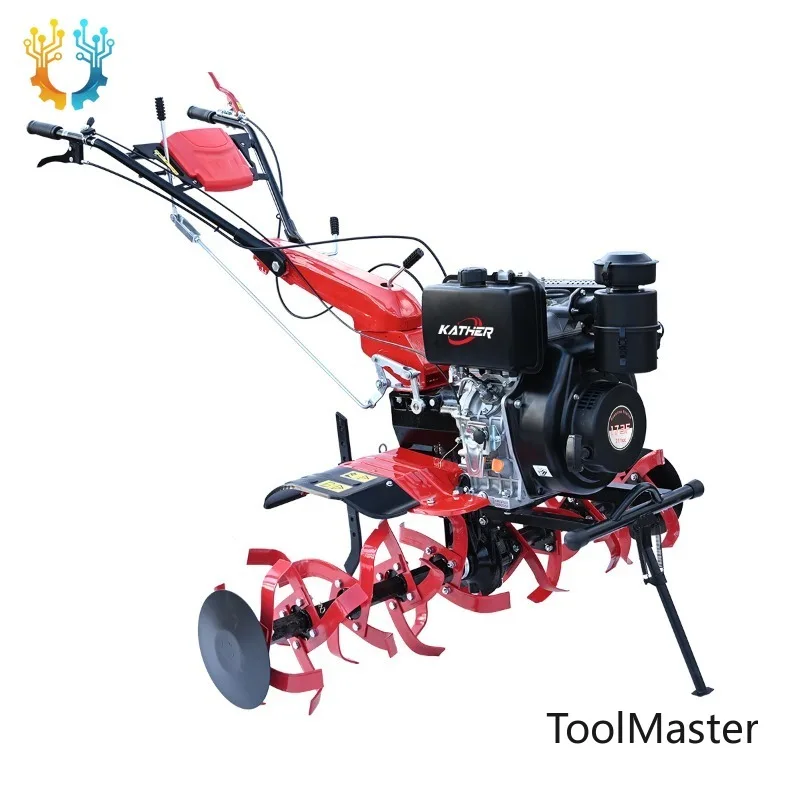 

【2026】 5/7/9/15hp Farm Cultivators Agricultural Products Farming Tilling Tools 173/178f/186f/192f Powered Micro Tiller We