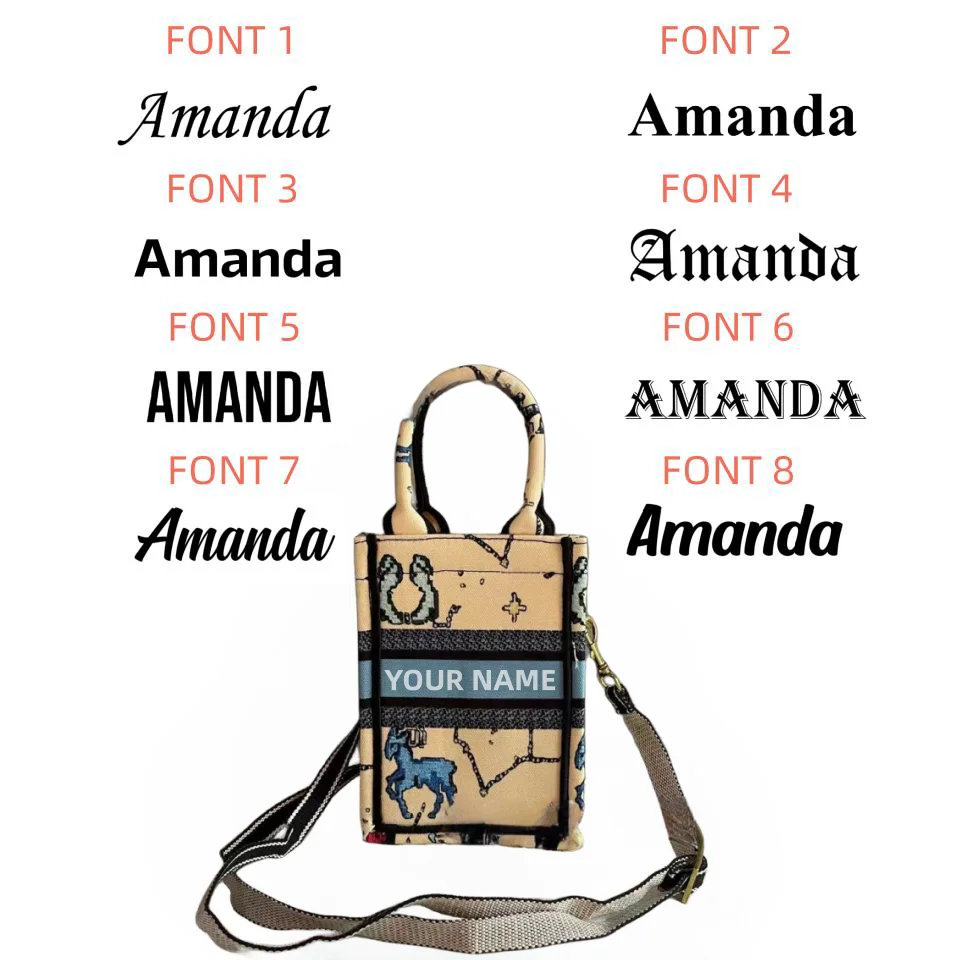 Imagem -05 - Bolsala de Livros Personalizados para Mulheres Grande Capacidade Impressão em Lona Nome Personalizado Bolsas de Ombro Bolsa Moda 2023