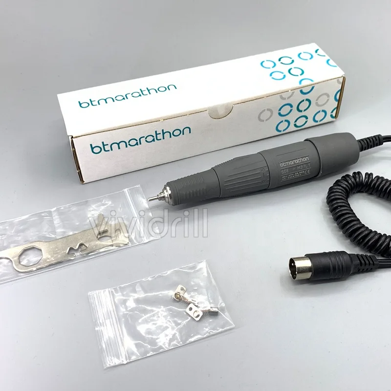 Btmarathon 3 Champion SDE H37L1 Micro Motor Handpiece  Nail Drill Machine 35000 Rpm OEM Private Label Customized