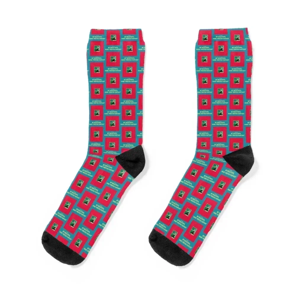 

My Beautiful Dark Twisted Fantasy Socks luxury hiphop valentine gift ideas Sports Socks Girl Men's