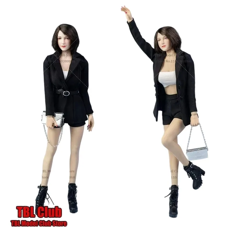 

ICE TOYS IC1003 3Pcs/set 1/6 Women Black Suit Shorts Casual Business Wear Clothes Fit 12-inch TBL PH JIAOU Soldier Action Figure