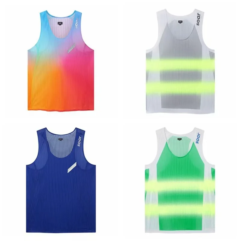Soar Running 2026 Nova Maratona Esportes ao Ar Livre Ultra-leve Respirável Colete Esportivo de Corrida de Secagem Rápida