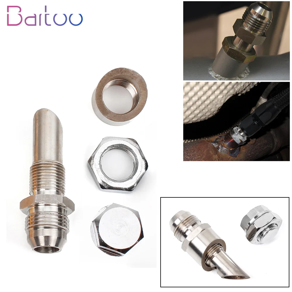 Bartoo T304 Stainless Steel E-VAC Scavenger Kit Exhaust Vacuum Kit M18x1.5 Silver Universal Fitting CR1019