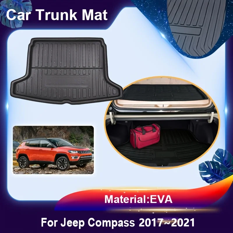 Accessori per Jeep Compass 2007~2023, Tappetini per Bagagliaio, Rivestimento in EVA, Accessori Auto