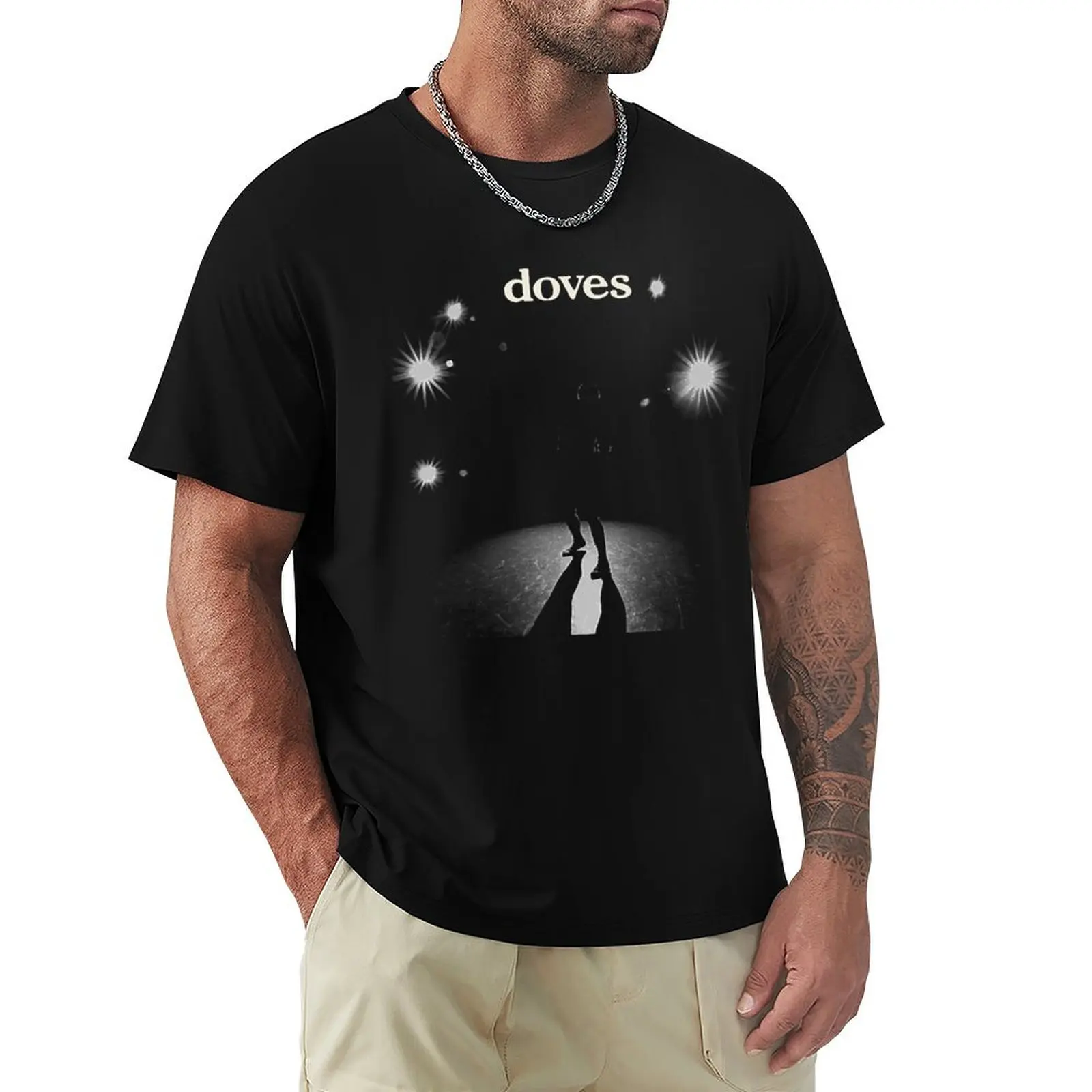 Doves Lost Souls Inspired Album Art Classic UK Indie Rock T-shirt Aesthetic clothing tops boys whites t shirt men