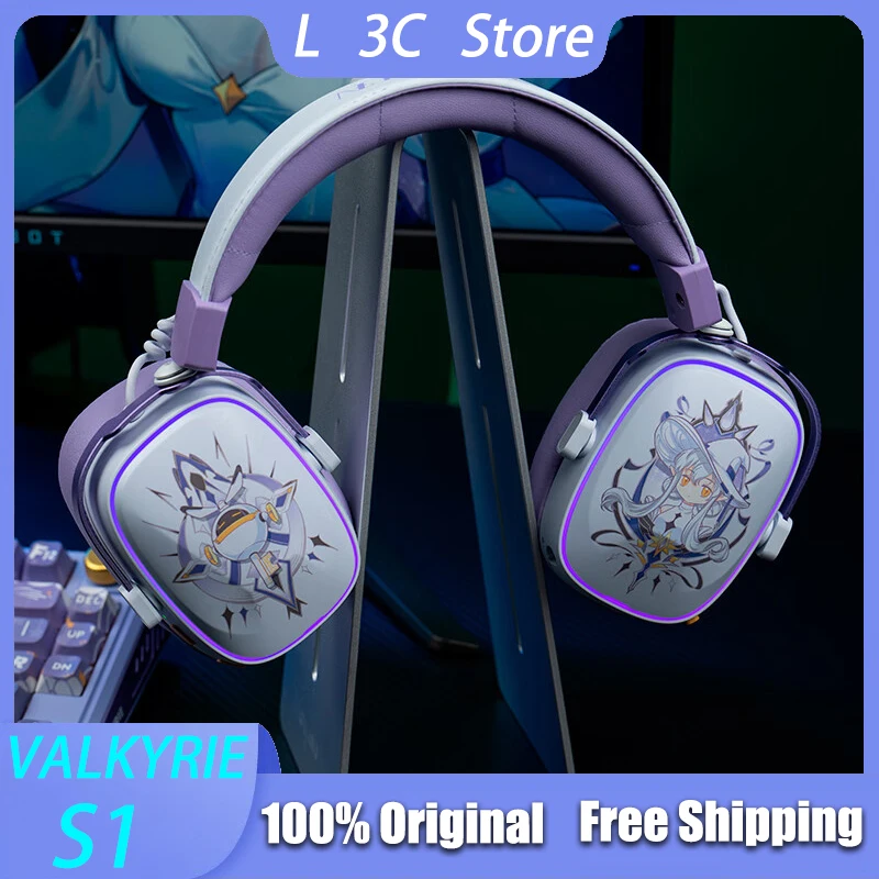 

VALKYRIE S1 E-sports HiFi Earphones Tri-mode Wireless Bluetooth Low Latency Headset with Microphone Customized Gaming Headphones