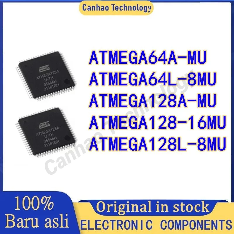 

ATMEGA64A-MU ATMEGA64L-8MU ATMEGA128A-MU ATMEGA128-16MU ATMEGA128L-8MU ATMEGA64 ATMEGA128 ATMEGA IC MCU Chip QFN-64 in stock