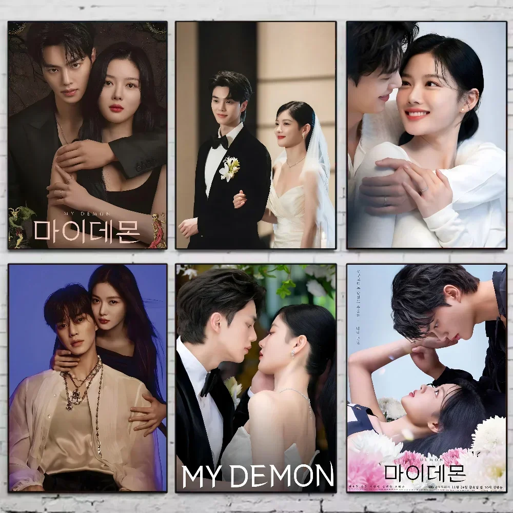 My Demon Kdrama Poster Aesthetic Canvas Painting Posters and Prints Wall Art Picture for Living Room Decoration