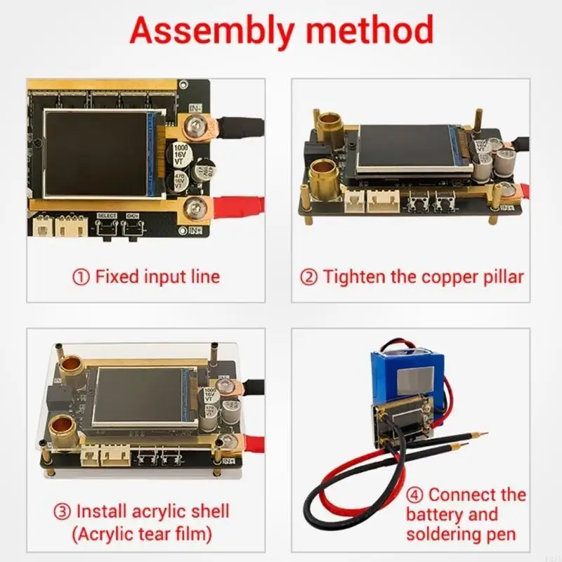 2025 New Spots Welding Machine Control Board Spots Welder Set for Nickel Sheet 18650 Lithium Battery Welding Electronic Repair