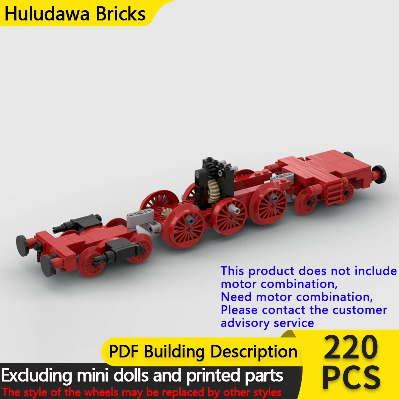 

City Car Model MOC Building Bricks Railway BR78 Steam Locomotive Modular Technology Gifts Holiday Assemble Children Toys Suit