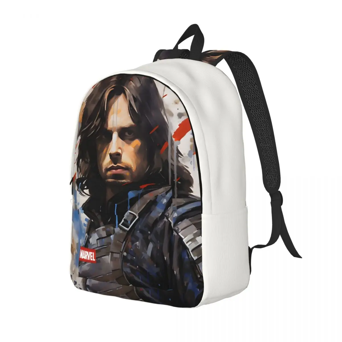 High Street Soldier Daypack Hiking Large Capacity Marvel Captain America The Winter Soldier Female Handbag Back To School Gift