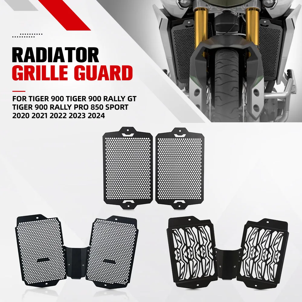 

For Tiger 900 Tiger 900 Rally GT Tiger 900 Rally Pro 850 Sport 2020 2021 2022 2023 2024 Radiator Guard Grille Protector Shield