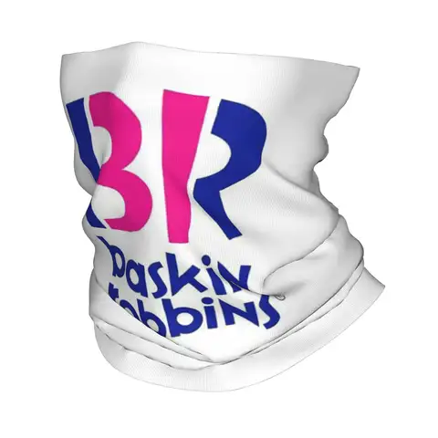 Baskin Robbins 아이스크림 반다나 넥 커버 프린트 마스크 스카프 다기능 사이클링 스카프 하이킹 낚시 남여 방풍