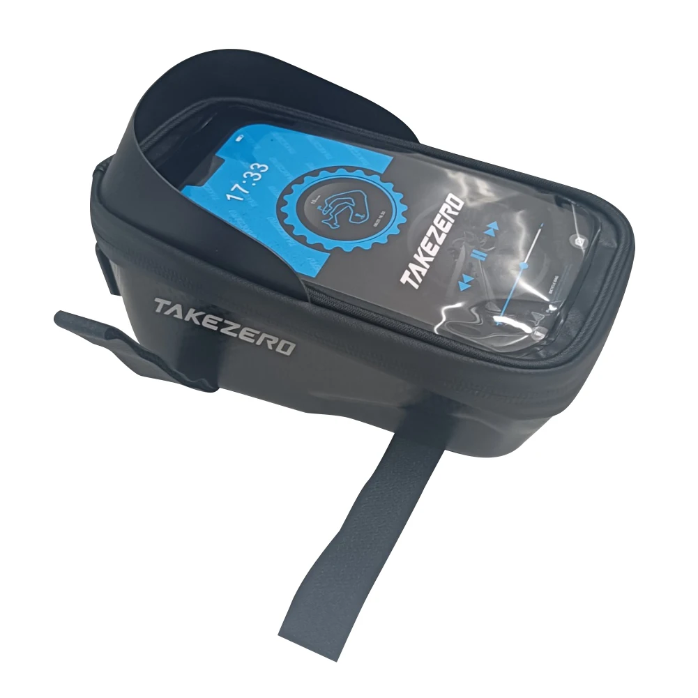 

Touch Screen Bike Pouch Phone Case Light Barrier Waterproof Bicycle Front Frame Bag Hard Shell Case Cycling Accessories