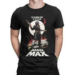 Mad Max Rockatansky George Miller T Shirts Men's Pure Cotton Vintage T-Shirt Crewneck Tee Shirt Short Sleeve Tops Printing 2024