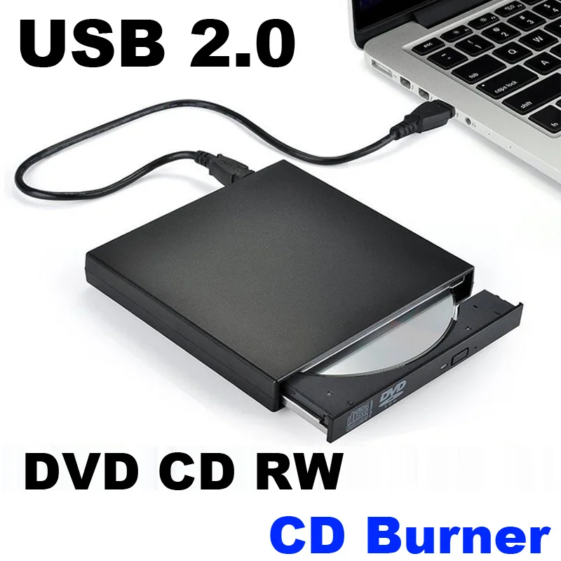 USB 3.0/2.0 Type-c 3.1 Slim External DVD RW CD VCD Writer Burner Drive +Reader Player  For Laptop PC computer Notebook