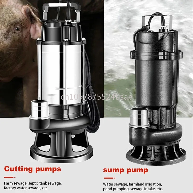 

Cutting Pumps Submersible Pump Sewage Pump Household Pumping High Head Agricultural Irrigation Pumping Pump Small Sump Pumps