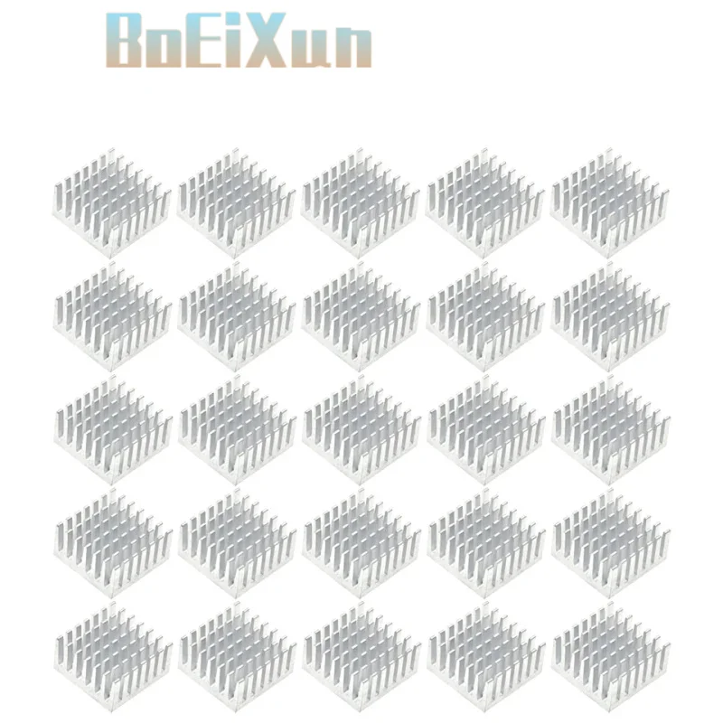 1/5/10/20pcs Heatsink Radiator Cooler Radiator 28x28x15MM High Quality White Slot Heat Sink