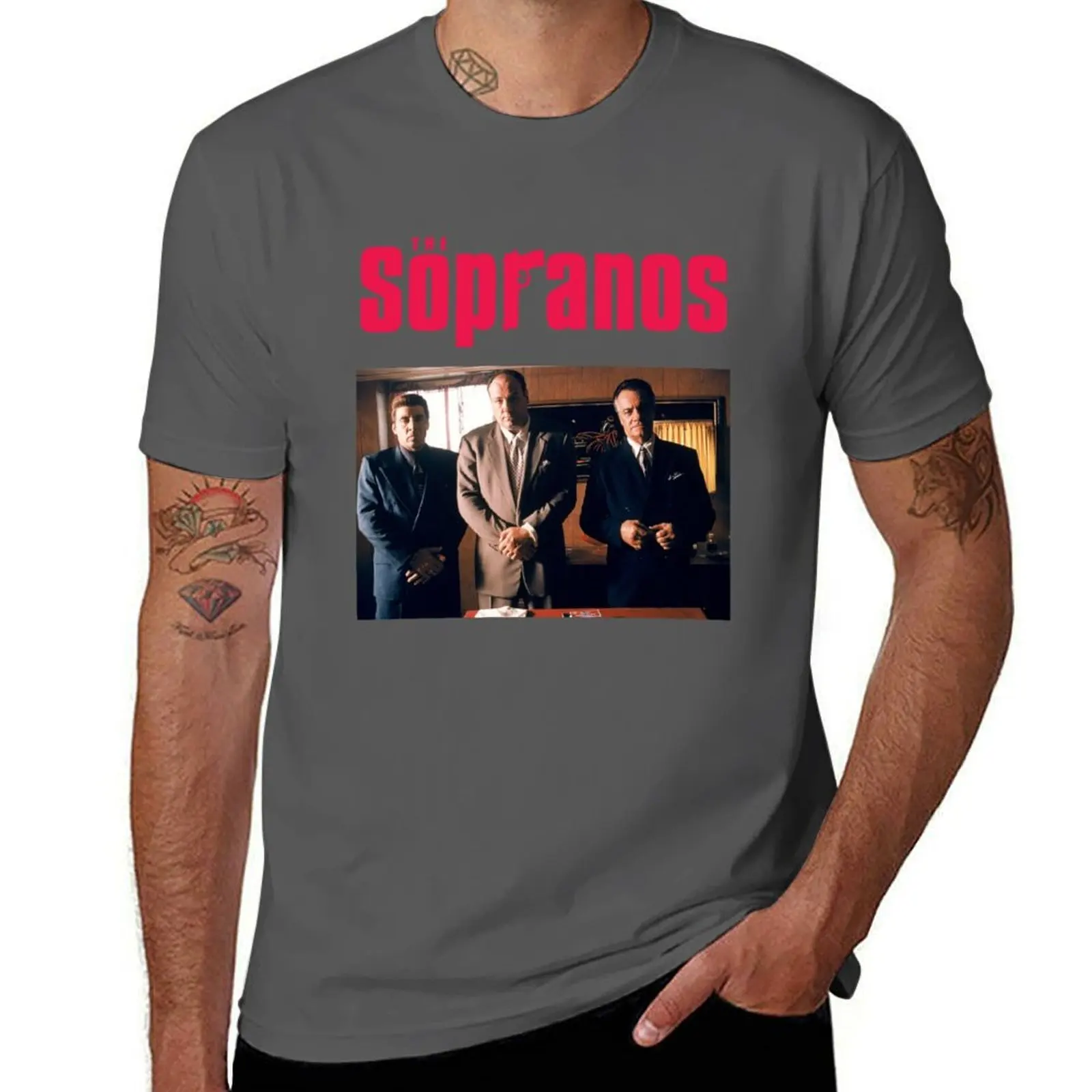 

The Sopranos Vintage T-Shirt anime t shirts oversize t shirts for man graphic funny T-Shirt