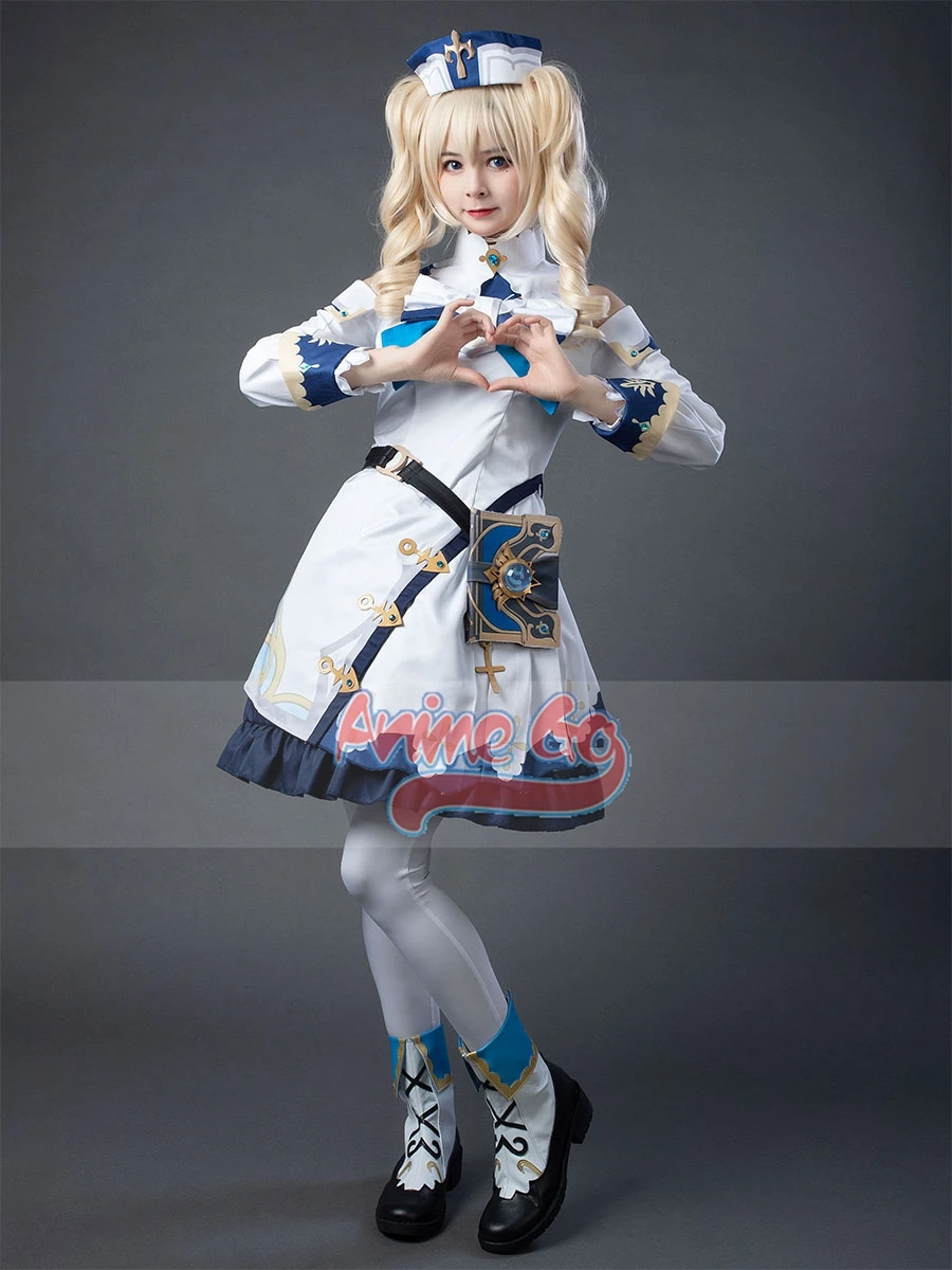 

Game Genshin Impact Barbara Cosplay Costume Women Dress Uniform Outfits mp006283-A