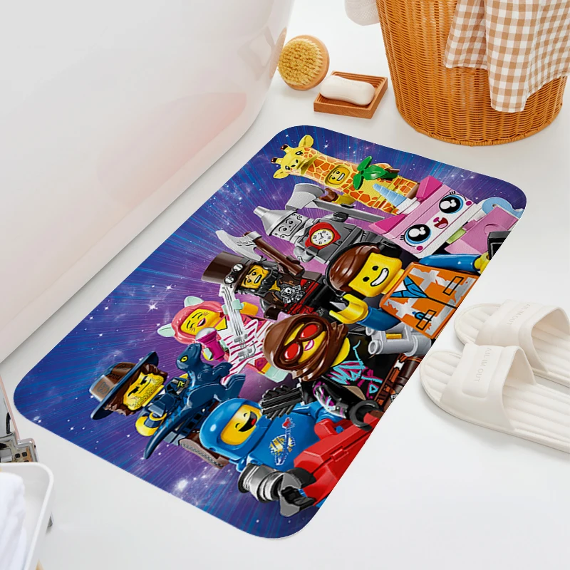 Custom Carpet for Bed Room S-Lego Movies Room Home Decorations Entrance Door Doormat Bathmat Washable Non-slip Kitchen Mats Rugs