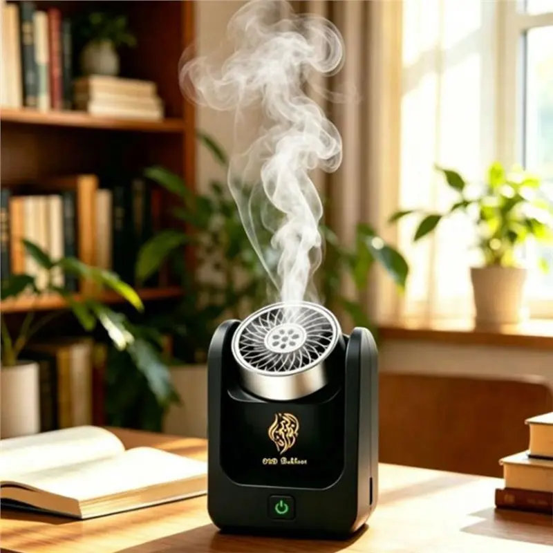 AB66-Rotational Electric Incense Burner Rotational Incense Burner Electric Incense Burner Bakhoor Aroma Diffuser