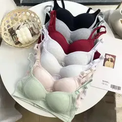 Wireless Bra Soft Cotton Seamless Bra Fashionable Style Ladies Sexy Bras Push Up Bra Suitable for Women Girls