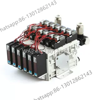 

Large flow and high vacuum plate integrated vacuum generator intelligent pressure-maintaining vacuum suction valve group