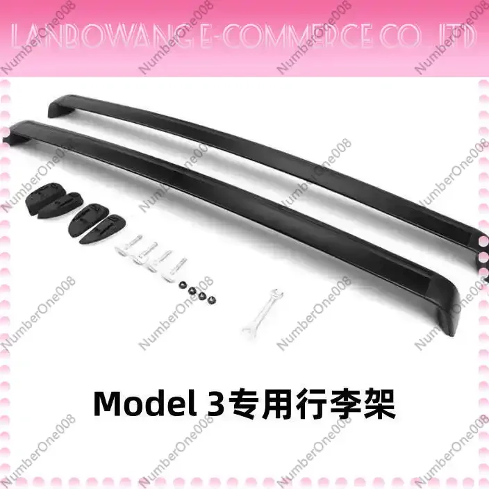 Roof Rack For Tesla Model Y / Model 3 2019-2025 Roof Rack Cross Bars Traveling Luggage Carrier Exterior Accessories