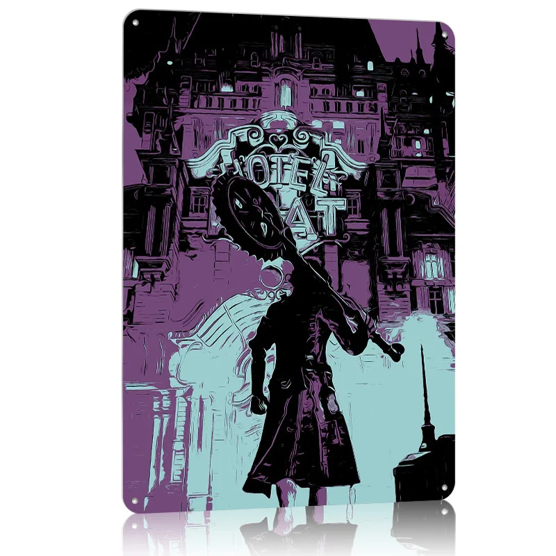 Hotel & Gear Tin Sign Metal Poster Vintage Interior Decoration Customizable Metal Signs for Wall Art Decoration Wand Deko Retro