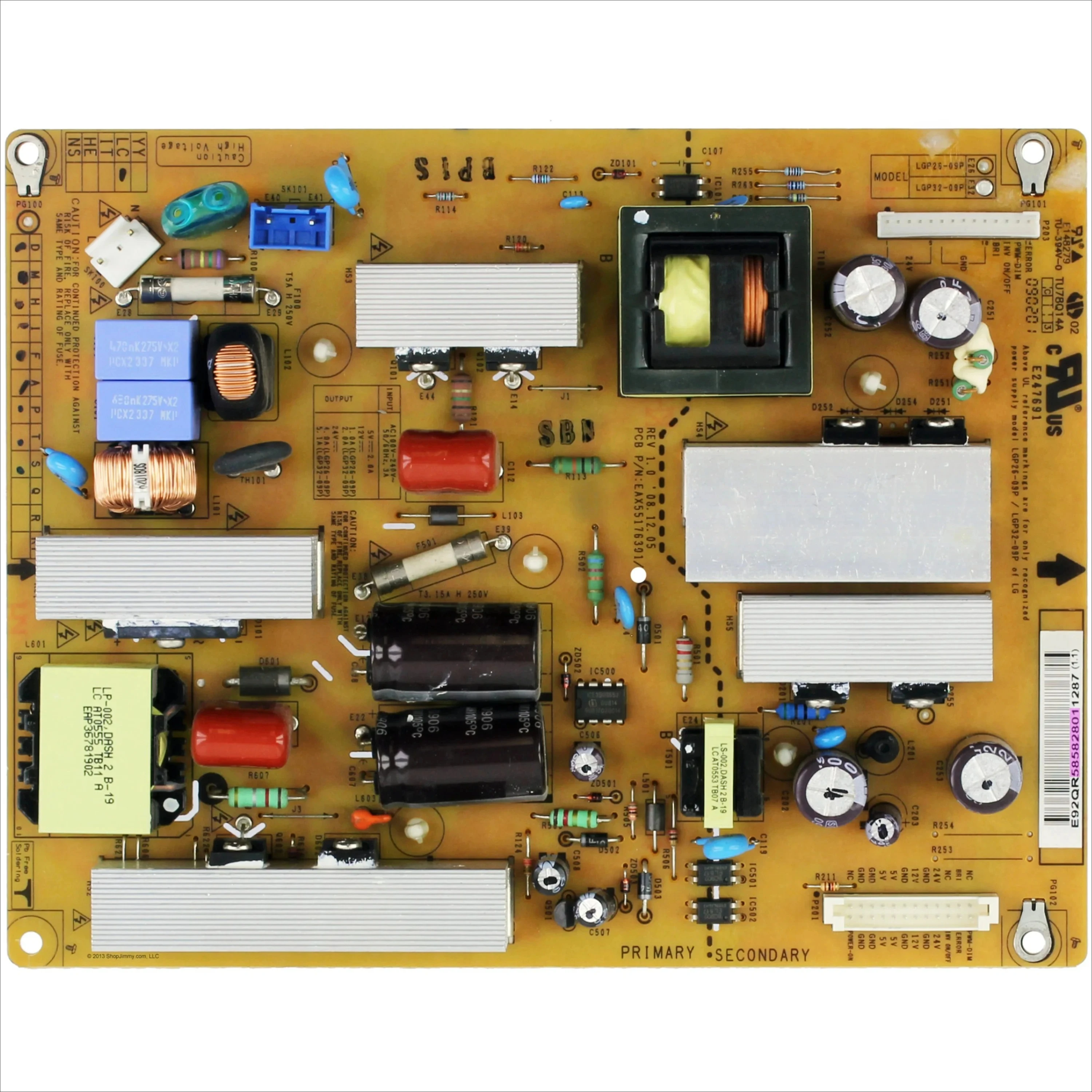 

Оригинальная плата питания EAX55176301/12 EAX55176301/11 EAY58582801 для 32LF11 32LF2510-ZB 32LH20-UA 32LH200C-UA 32LH30-UA TV