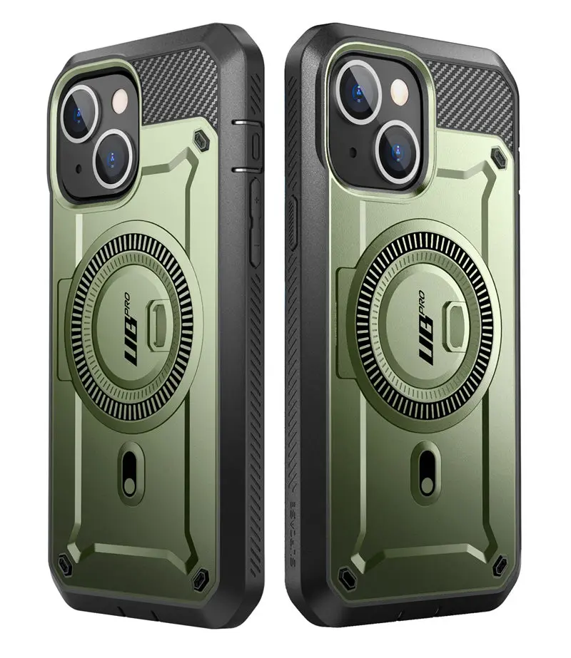SUPCASE for iPhone 15/14/13 Case 6.1 inch 2023 UB Pro Mag Full Body Rugged Case Cover with Built-in Screen Protector