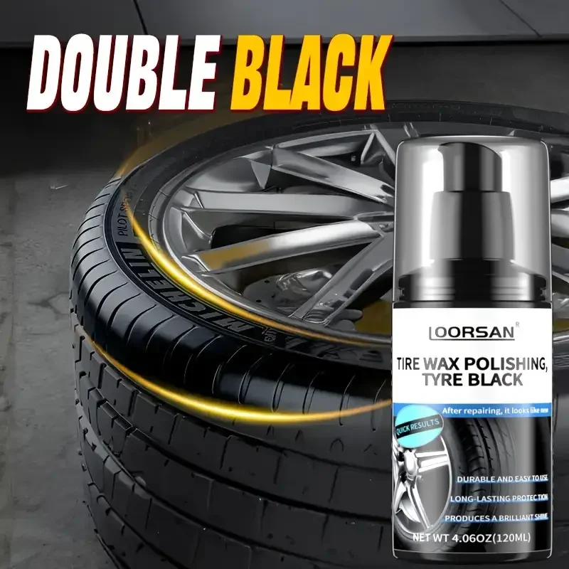 Car Tire Wax Plastic Maintenance Oil Anti-Cracking Repair Whitening Scratch Resistant Crystal Coating Bumper Rubber Strip Darken
