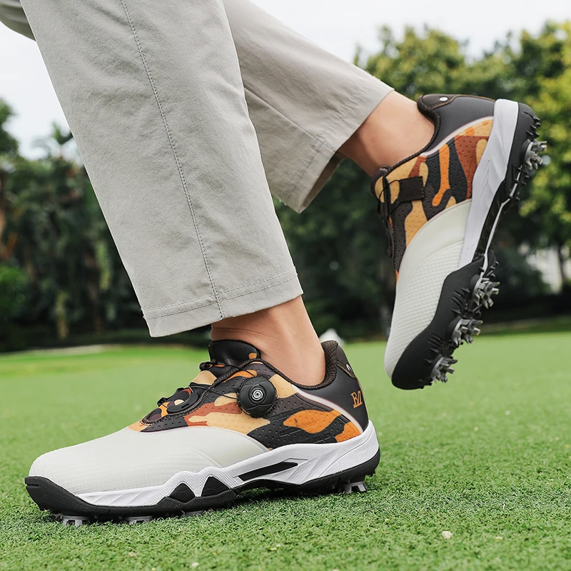 

Спортивная обувь для гольфа, мужская дышащая, удобная по всей четыре сезона, новая повседневная модная амортизирующая противоскользящая обувь с ручкой