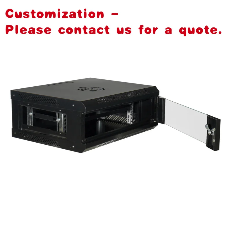 

Custom.4U Металлический шкаф нестандартного размера 19-дюймовая настенная серверная стойка для центра обработки данных