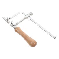 Adjustable Tension Wire Saw Jigsaw Bow Multifunction Wooden Cutting Precision Crafting Ergonomic Handle Lightweight Durable