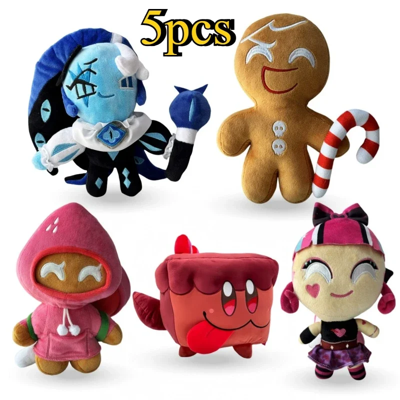 1 Set Game Plush Cartoon Funny Dolls Toys Around Shadow Milk Cookie Soft Stuffed Figure Plushies Room Decoration Birthday Gifts