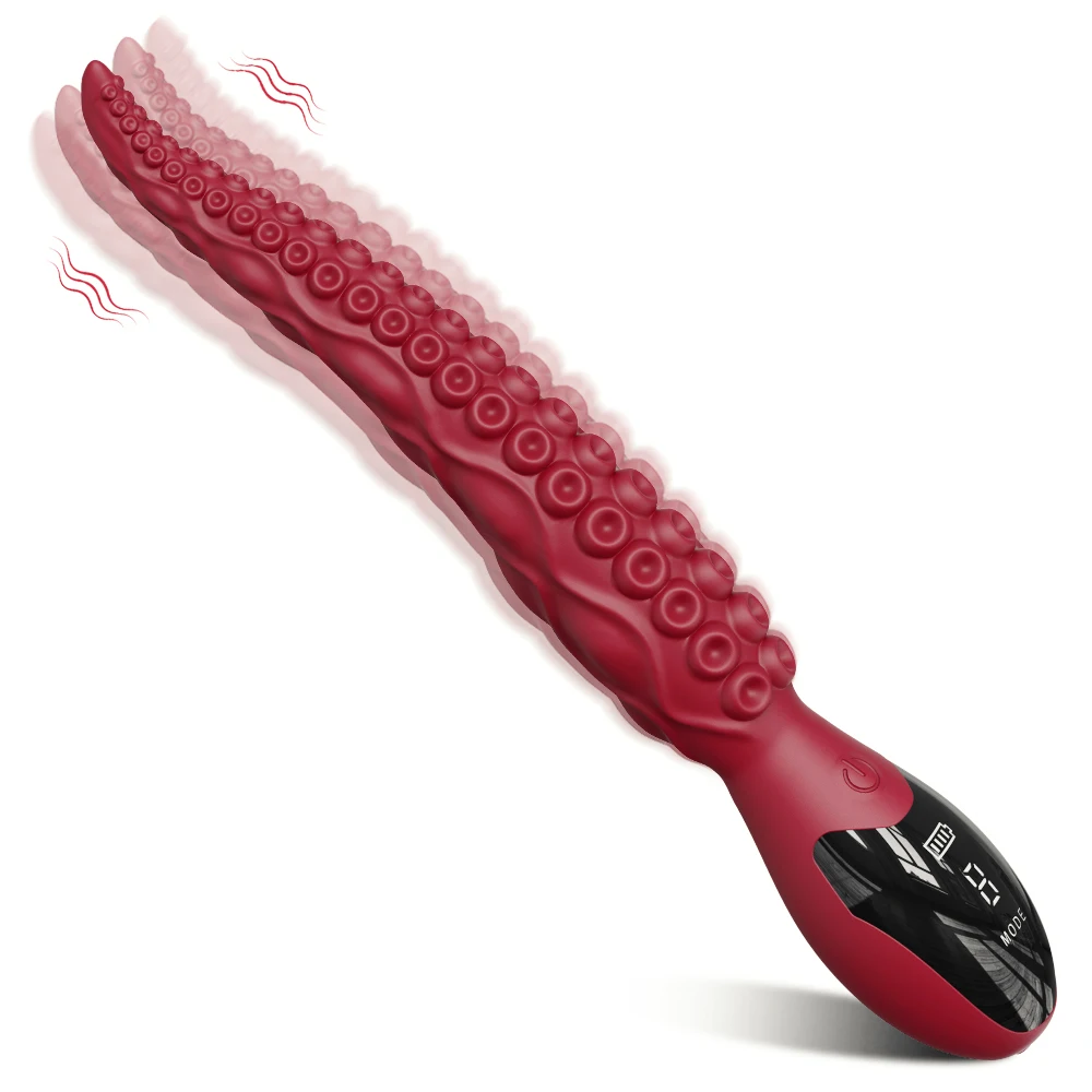 Vibrador tapón Anal femenino, consolador de pulpo, masajeador de punto G, masturbador vaginal, productos para adultos, Juguetes sexuales para mujeres