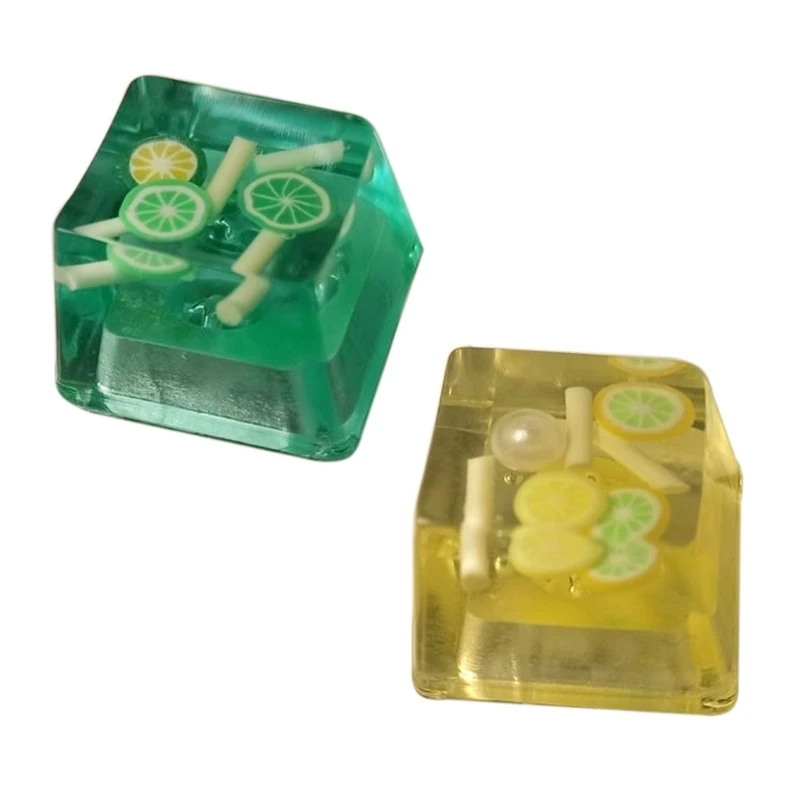 Resin Keycap OEM Mechanical Keyboards Keycap Lemon Fruit Keycap