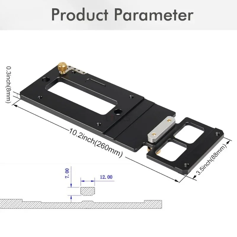 Carpentry Electric Circular Saw Track Right Angle Positioning Plate Guide Rail Saw Right Angle Guiding Ruler Matching Guide Rail