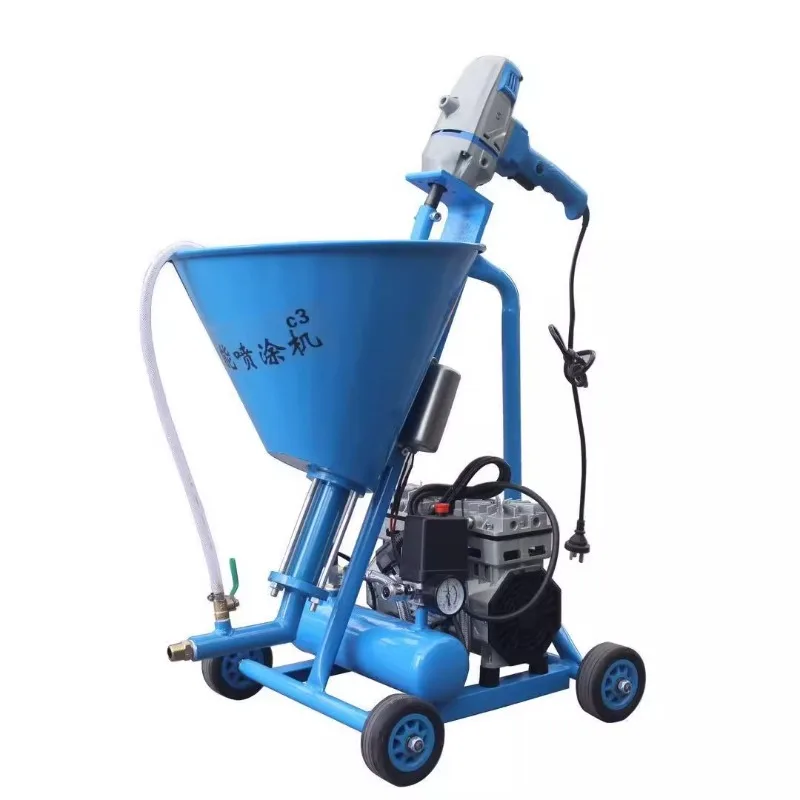 Multi functional polyurethane JS waterproof coating spraying machine, mortar putty, cold bottom oil powder, high-pressure small