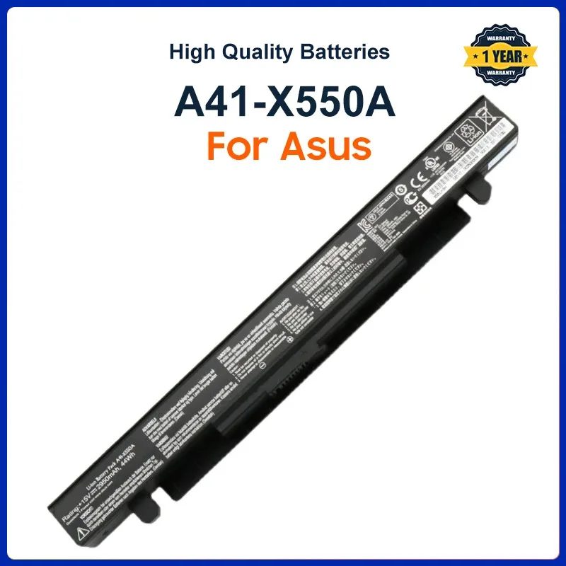 A41-X550A 15V 2800mAh Laptop Battery 4Cells For Asus A41-X550 A450 A550 F450 F550 F552 K550 P450 P550 R409 R510 X450 X550CA