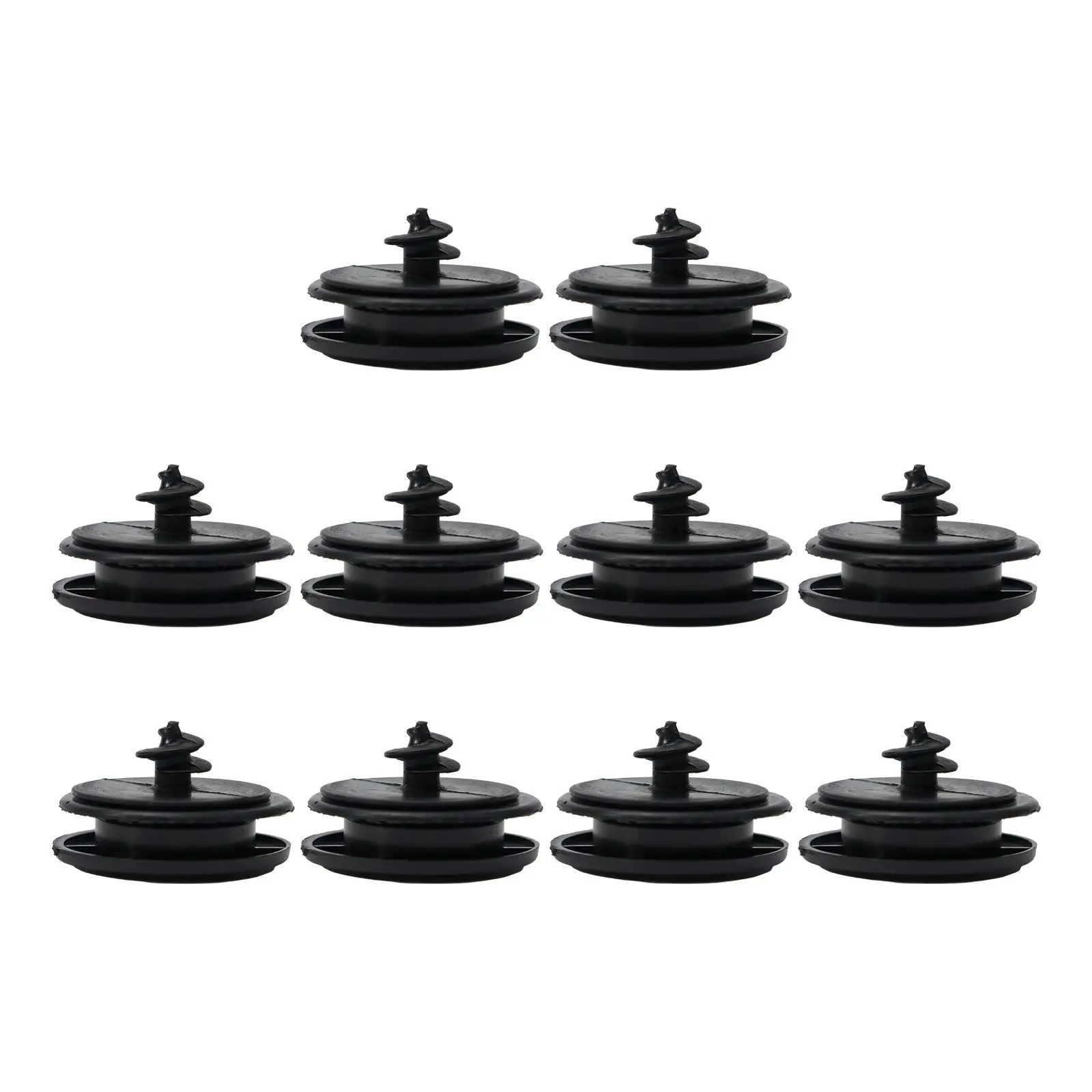 New Practical Durable Floor mat clips 10Sets Accessories Car Grips Universal Black Carpet Retainer Fixing Holders